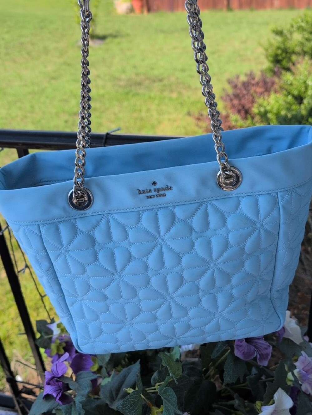 kate spade Flower Quilted Medium Tote - Picture 8 of 8
